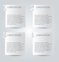 Infographics template for banners, website templates and designs