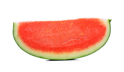 Slice of water melon on a white background