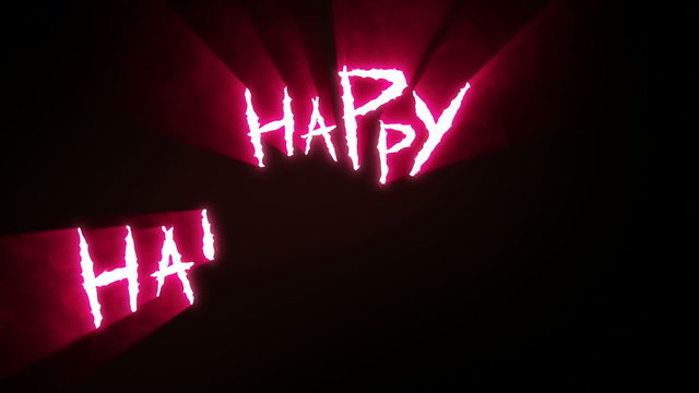Claw Slashes Happy Halloween Red