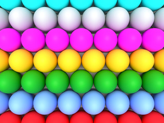 Abstract backdrop of Easter eggs