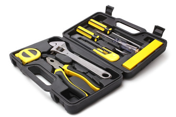 Tool case with tools