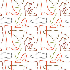 Seamless Shoe Pattern