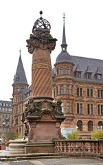 Fototapeta premium Marketplace in Wiesbaden. Germany