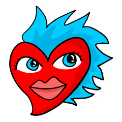 Funny heart love