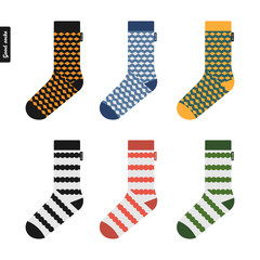 Set of socks with original hipster design - 80029735