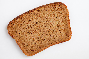 Piece of black bread