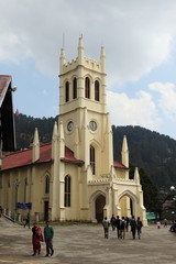 Christus Kirche in der  Stadt Shimla in Indien
