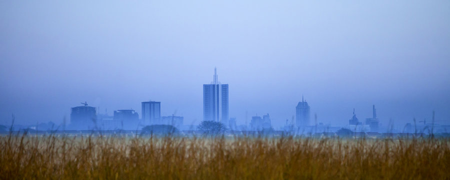 Nairobi Skyline Before Dawn