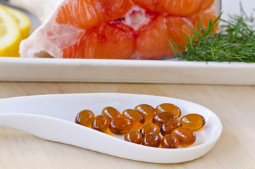 Omega 3 fish oil tablets