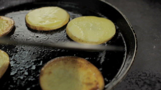 Fried Potato In Circles