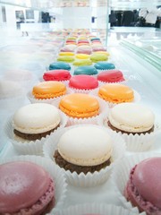 viele leckere Macarons