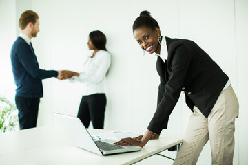 Young people in the office