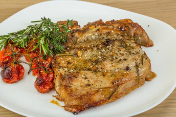 Roasted pork