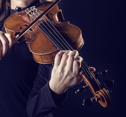 Musician playing violin © Artem Furman