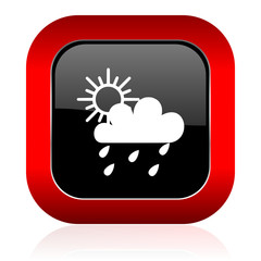 rain icon waether forecast sign