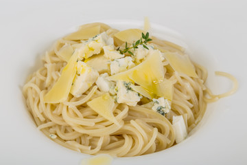 Four cheese spaghetti