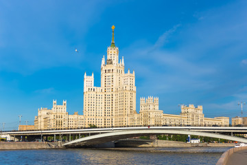 Fototapeta na wymiar The Kotelnicheskaya skyscraper
