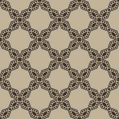 Brown seamless pattern