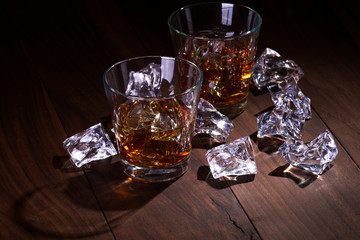 whiskey with ice