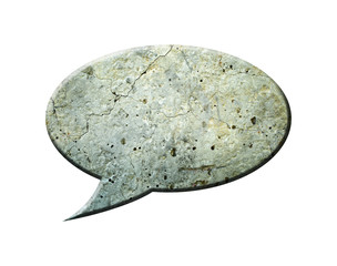 Concrete Speech Bubble
