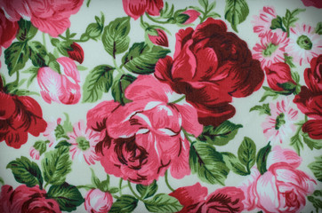 Fragment of colorful retro tapestry text, Fragment of colorful r