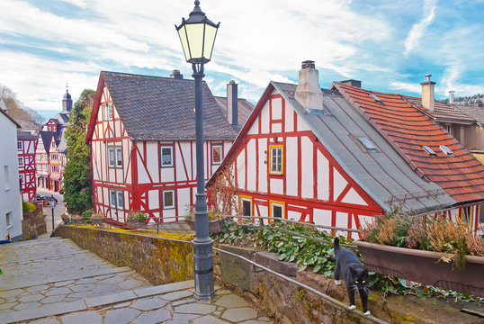 In der idyllischen Altstadt von Dillenburg