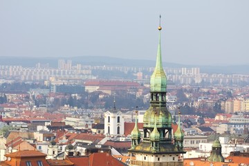 View of the city of Brno