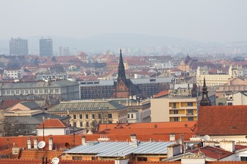 View of the city of Brno