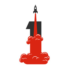 Rocket launch icon
