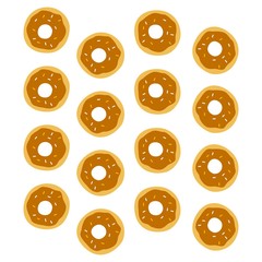 Fototapeta premium donut pattern