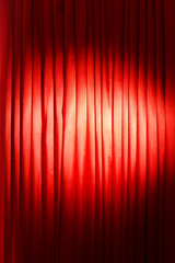 Red Curtain close-up
