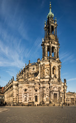 Fototapeta na wymiar Hofkirche in Dresden, Germany