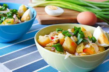 Салат картофельный деревенский