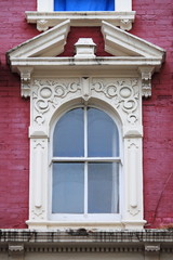 Renaissance window in London, UK