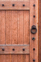 background of the old wooden doors