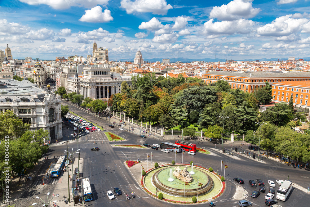 Canvas Prints cibeles fountain at plaza de cibeles in madrid