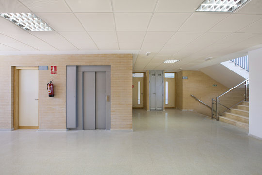 Modern public school, interior