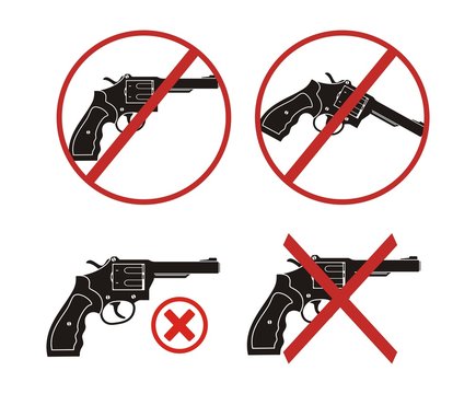 revolver - no gun icon sets