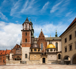 Naklejka premium Wawel Cathedral in Krakow, Poland