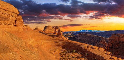 Panorama of Arches National Park