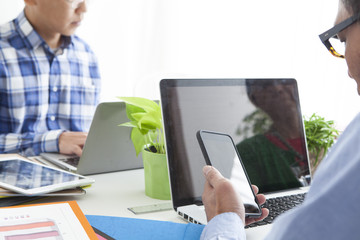 People who are working in the office