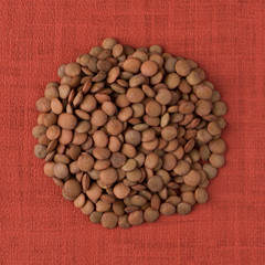 Circle of lentils