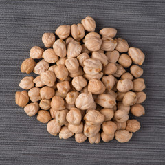 Circle of chickpeas