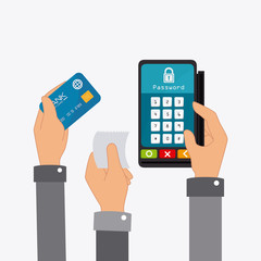 Payment design, vector illustration.