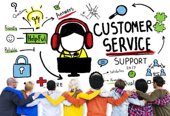 Customer Service Support Assistance Service Help Guide Concept
