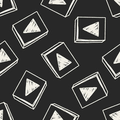 Doodle Play seamless pattern background