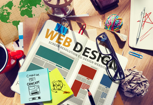 Web Design Network Website Ideas Media Information Concept