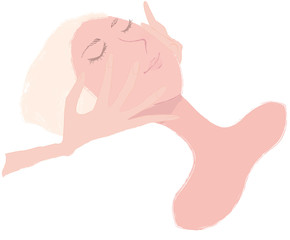 イラスト　フェイシャルエステ