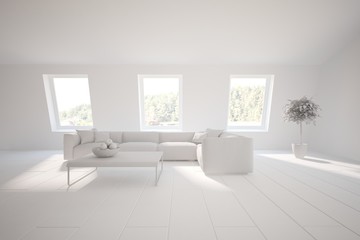 abstract grey interior design