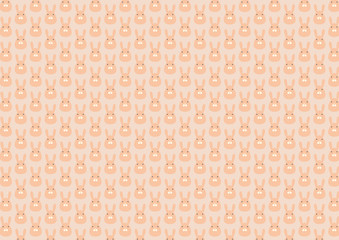 Background Rabbit orange